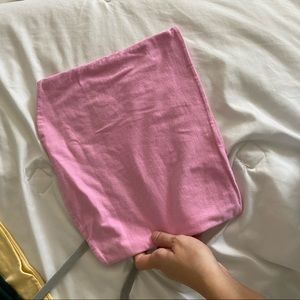 brandy melville pink tube top